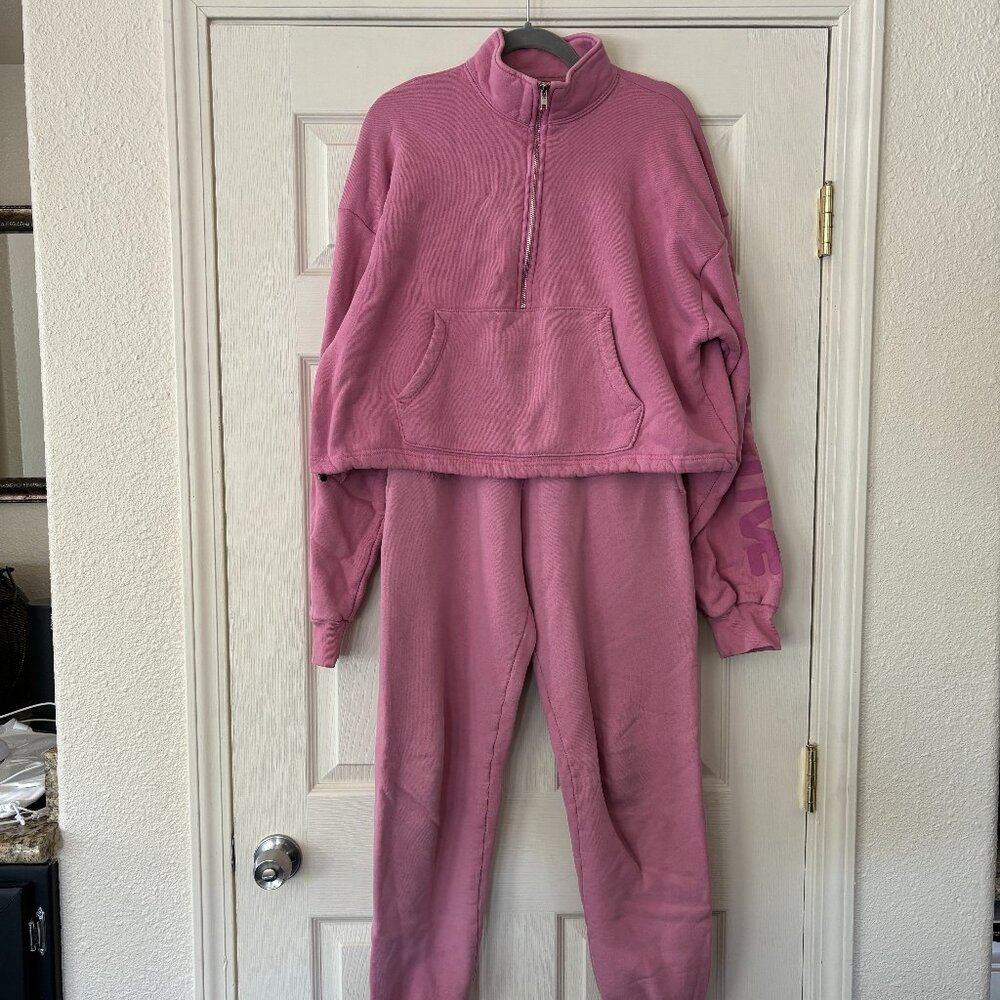 SET ACTIVE / Pink Sweat Set Size S